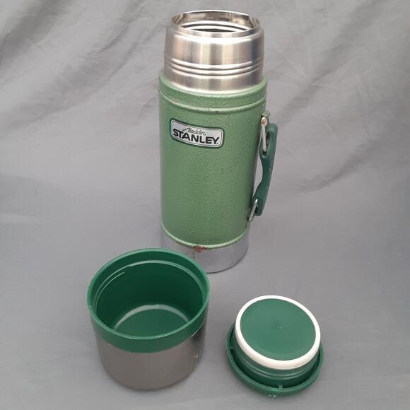 Vintage Aladdin Stanley 24-oz. Wide Mouth Thermos # A-1350B, Made In USA - Picture 7 of 10